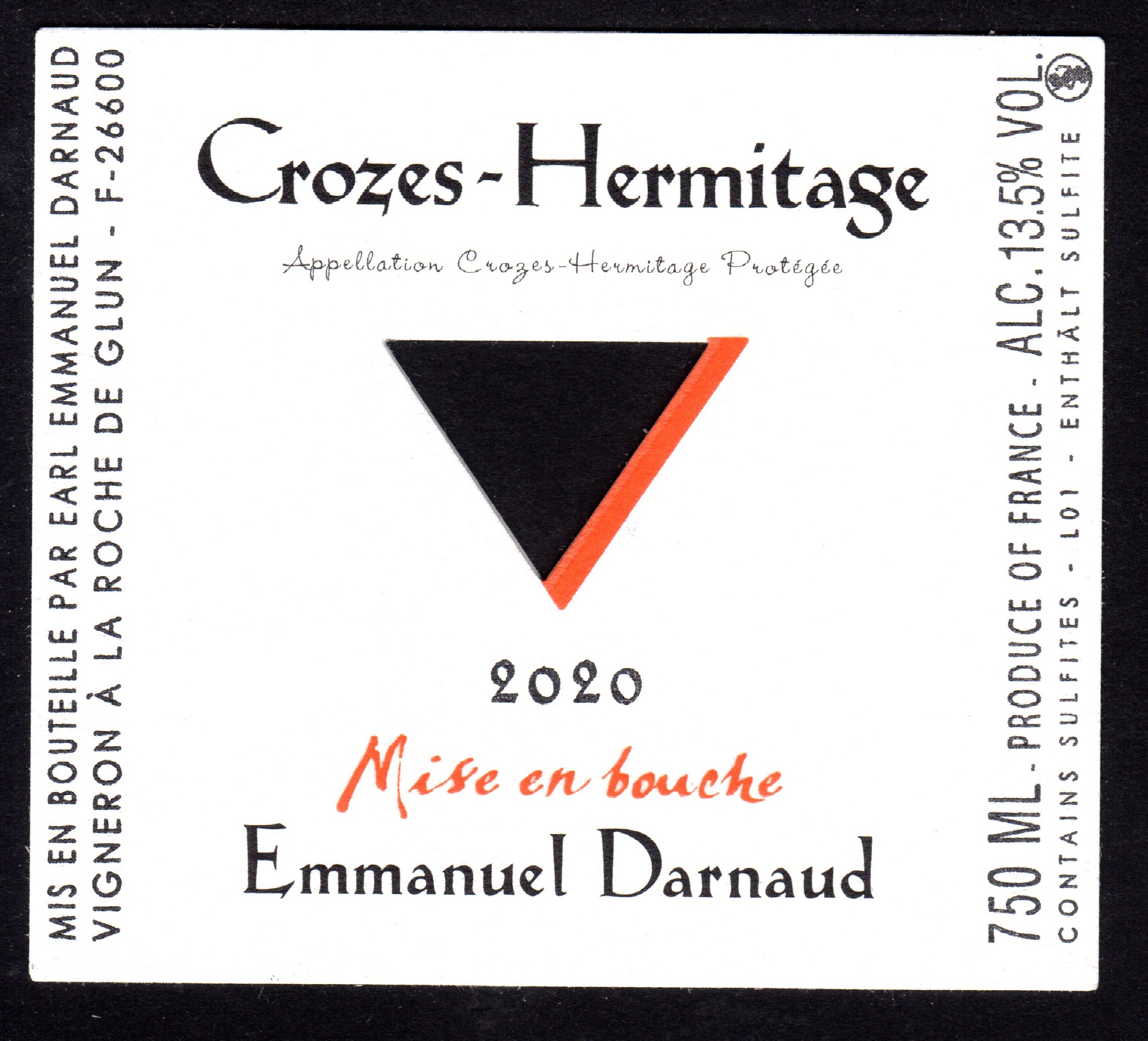 Crozes Hermitage Rouge 2019